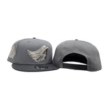 Storm Gray Anaheim Angels Dark Gray Visor Gray Bottom 40th Anniversary Side Patch 9Fifty New Era Snapback