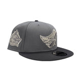 Storm Gray Anaheim Angels Dark Gray Visor Gray Bottom 40th Anniversary Side Patch 9Fifty New Era Snapback