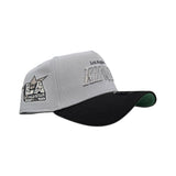 Gray Los Angeles Kings Black Curved Brim Green Bottom LA 2017 All Star Game Side Patch New Era A-Frame 9Forty Snapback