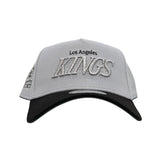 Gray Los Angeles Kings Black Curved Brim Green Bottom LA 2017 All Star Game Side Patch New Era A-Frame 9Forty Snapback