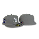 Dark Gray New York Yankees Gray Bottom 1998 World Series Side Patch New Era 59Fifty Fitted