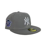 Dark Gray New York Yankees Gray Bottom 1998 World Series Side Patch New Era 59Fifty Fitted