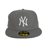 Dark Gray New York Yankees Gray Bottom 1998 World Series Side Patch New Era 59Fifty Fitted