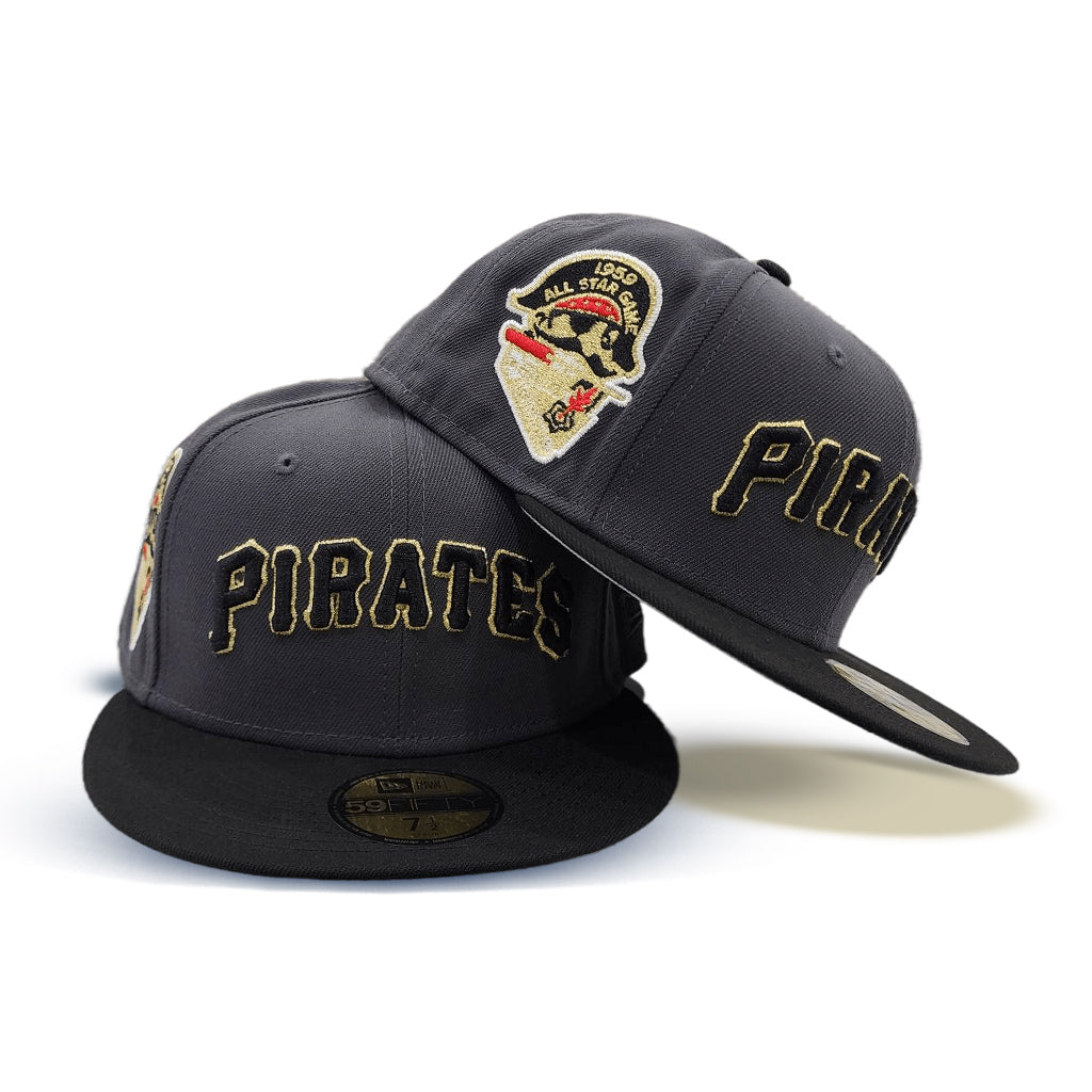 Pittsburgh Pirates Side Patch Gray Bottom 59Ffity Fitted