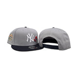 Gray Rose New York Yankees Navy Blue Visor Gray Bottom 1941 World Series Side Patch New Era 9Fifty Snapback