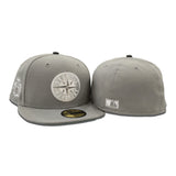 Gray Seattle Mariners Green Bottom 35th Anniversary Side Patch New Era 59Fifty Fitted
