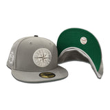 Gray Seattle Mariners Green Bottom 35th Anniversary Side Patch New Era 59Fifty Fitted