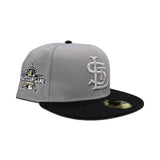 Gray St. Louis Cardinals Black Visor Gray Bottom All Star Game Side Patch New Era 59Fifty Fitted