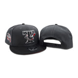 Dark Gray Toronto Blue Jays Black Visor Red Bottom 25th Anniversary Side Patch New Era 9Fifty Snapback