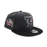 Dark Gray Toronto Blue Jays Black Visor Red Bottom 25th Anniversary Side Patch New Era 9Fifty Snapback