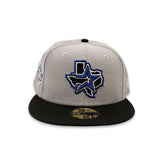 Gray Houston Astros Black Visor Gray Bottom 2005 World Series Side Patch New Era 59Fifty Fitted