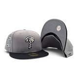 Light Gray Swirl Philadelphia Phillies Black visor Gray Bottom 1996 All Star Game Side Patch New Era 59Fifty Fitted
