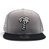 Light Gray Swirl Philadelphia Phillies Black visor Gray Bottom 1996 All Star Game Side Patch New Era 59Fifty Fitted