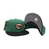 Kelly Green Chicago Cubs Black Visor Gray Bottom Be Alert Foul Balls Side Patch New Era 59Fifty Fitted