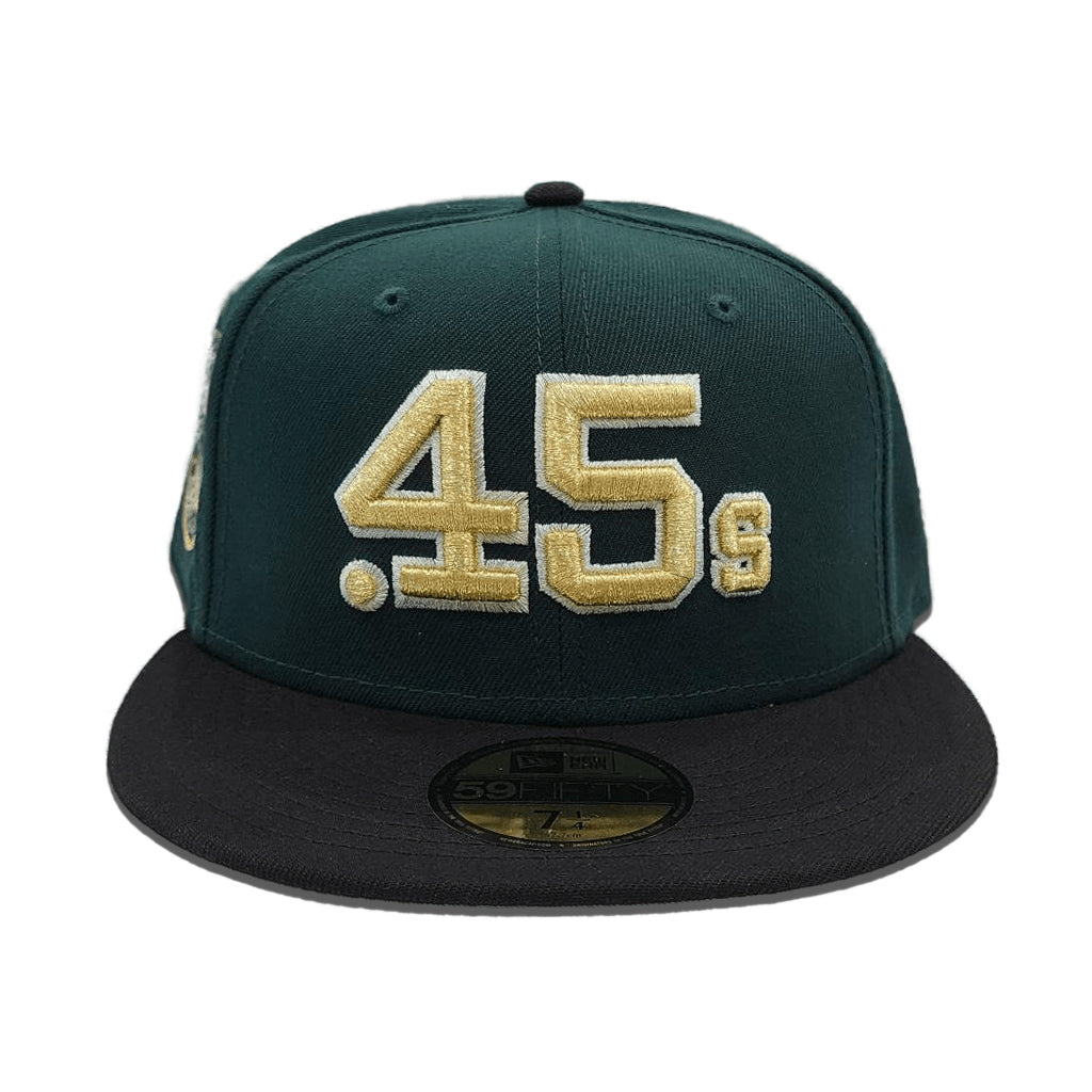 Brick Red Houston Colt .45's Black Visor Seashell Bottom Celebrating 40 Years Side Patch New Era 59FIFTY Fitted 7