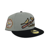 Everest Green St. Louis Cardinals Black Visor Green Bottom 1931 World Series Side Patch New Era 59Fifty Fitted