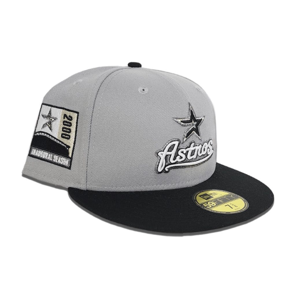 Houston Astros Corduroy Fitted Hat 7 3/4 Black 2000 logo