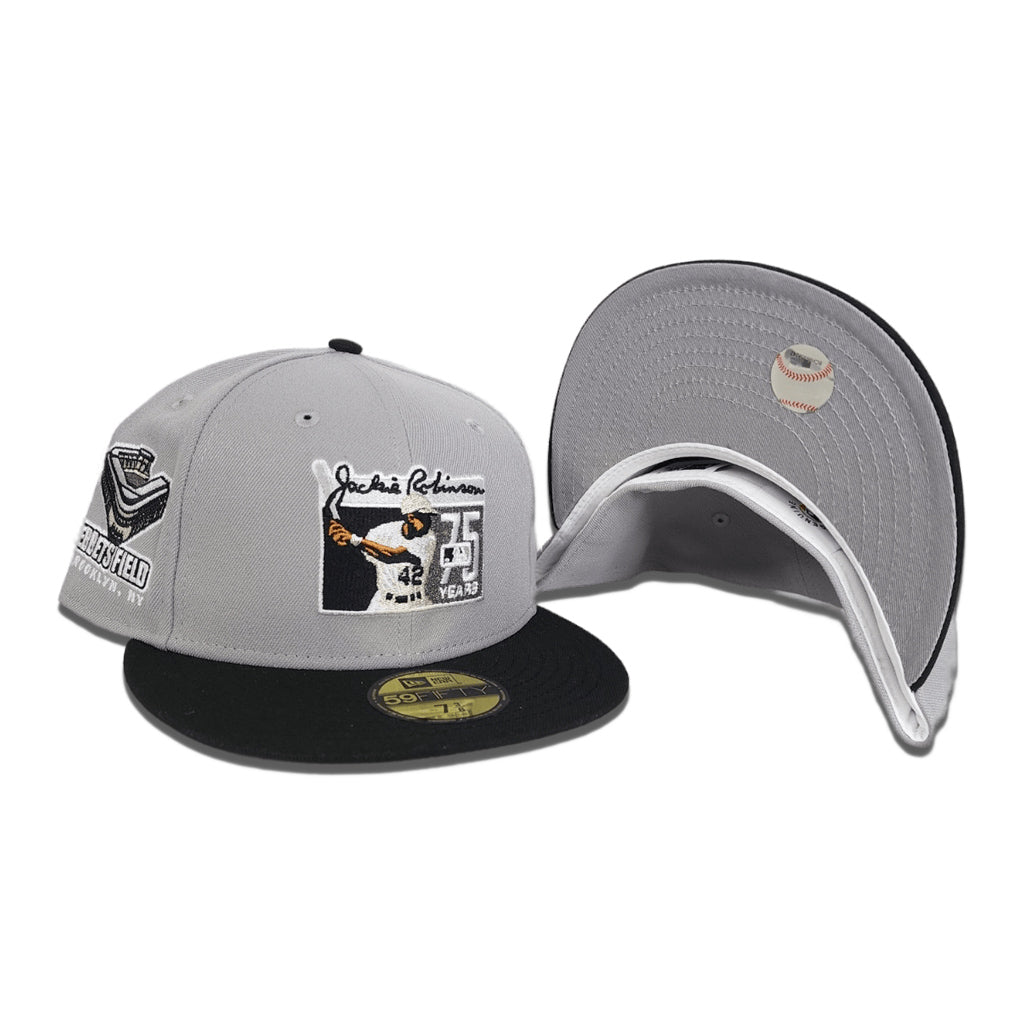 Colorado Rockies 20th Anniversary New Era 59FIFTY Fitted Hat (Black Chrome White Gray Under BRIM) 8