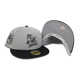 Gray St. Louis Cardinals Black Visor Gray Bottom Busch Stadium Final Season Side Patch New Era 59Fifty Fitted