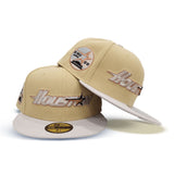 Vegas Gold Houston Astros Stone Visor Gray Bottom 35th Great Years Side Patch New Era 59Fifty Fitted