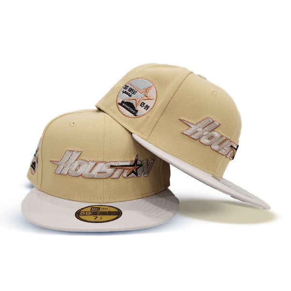 New Era 59FIFTY Retro On-Field Houston Astros Game Hat - Navy, Metallic Gold Navy/Metallic Gold / 7