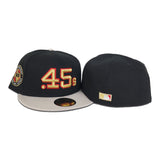 Black Houston Colt .45's Stone Visor Gray Bottom Celebrating 40 Years Side Patch New Era 59Fifty Fitted