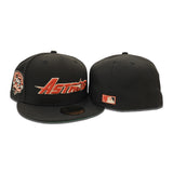 Black Houston Astros Green Bottom 45th Anniversary Side Patch New Era 59Fifty Fitted