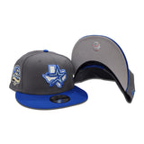 Dark Gray Houston Astros Royal Blue Visor Gray Bottom 45th Anniversary Side Patch New Era 9Fifty Snapback