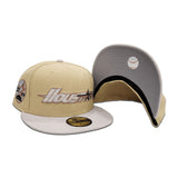 Vegas Gold Houston Astros Stone Visor Gray Bottom 35th Great Years Side Patch New Era 59Fifty Fitted