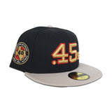 Black Houston Colt .45's Stone Visor Gray Bottom Celebrating 40 Years Side Patch New Era 59Fifty Fitted
