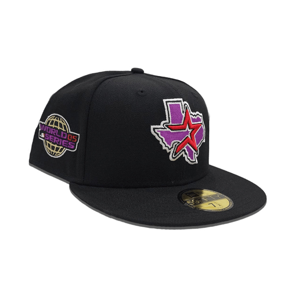 HOUSTON ASTROS (BLACK) 2005 WORLDSERIES NEW ERA 59FIFTY FITTED