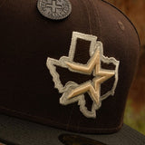 Brown Houston Astros Black Visor Gray Bottom 2004 All Star Game Side Patch New Era 59Fifty Fitted (Copy)