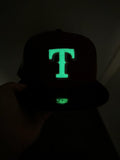 Brick Red Texas Rangers Black Visor Green Bottom 2024 All Star Game Side Patch New Era 59Fifty Fitted