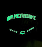 Black Glow in the Dark Minnesota Twins Dark Gray Visor Gray Bottom HHH Metrodome Side Patch New Era 59Fifty Fitted