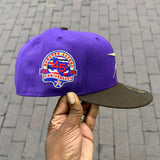 Purple Houston Astros Brown Visor Gray Bottom 45th Anniversary Side Patch New Era 59Fifty Fitted