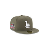 Olive Green Los Angeles Dodgers Gray Bottom 2024 World Series Champions Side Patch New Era 59Fifty Fitted