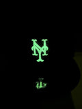 Black Glow In The Dark New York Mets Pink Bottom Shea Stadium Side Patch New Era 59Fifty Fitted