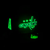 Off White Glow In The Dark Washington Capitals Royal Blue Visor Gray Bottom 1982 All Star Game Side Patch New Era 59Fifty Fitted