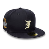 Navy Blue New York Yankees Fear of God Gray Bottom 2024 World Series Side Patch New Era 59Fifty Fitted