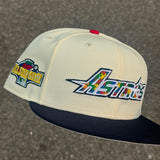 *** PRE-ORDER ARRIVING MID NOVEMEBR OFF WHITE AUTISM AWARENESS  HOUSTON ASTROS BLACK VISOR Visor GRAY BOTTOM 2004 ALL STAR GAME SIDE PATCH NEW ERA 59FIFTY FITTED