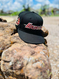 BLACK HOUSTON ASTROS SCRIPT BRICK RED BOTTOM 35 GREAT YEARS NEW ERA FITTED