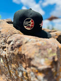 BLACK HOUSTON ASTROS SCRIPT BRICK RED BOTTOM 35 GREAT YEARS NEW ERA FITTED