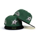 Kelly Green Dallas Stars Black Visor Gray Bottom 2007 All Star Game Side Patch New Era 59Fifty Fitted