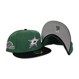 Kelly Green Dallas Stars Black Visor Gray Bottom 2007 All Star Game Side Patch New Era 59Fifty Fitted