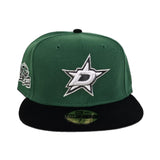 Kelly Green Dallas Stars Black Visor Gray Bottom 2007 All Star Game Side Patch New Era 59Fifty Fitted