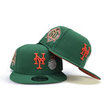 Kelly Green New York Mets Corona Park Orange Bottom 60th Anniversary Side Patch 9Fifty Snapback