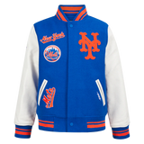 Royal Blue New York Mets Pro Standard Kids Varsity Jacket