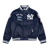 Navy Blue New York Yankees Pro Standard Big Kids Satin Jacket