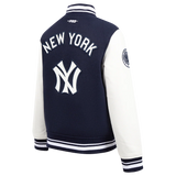 Navy Blue New York Yankees Pro Standard Big Kids Varsity Jacket