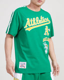 Kelly Green Oakland Athletics Retro Classic SJ Striped T-Shirt